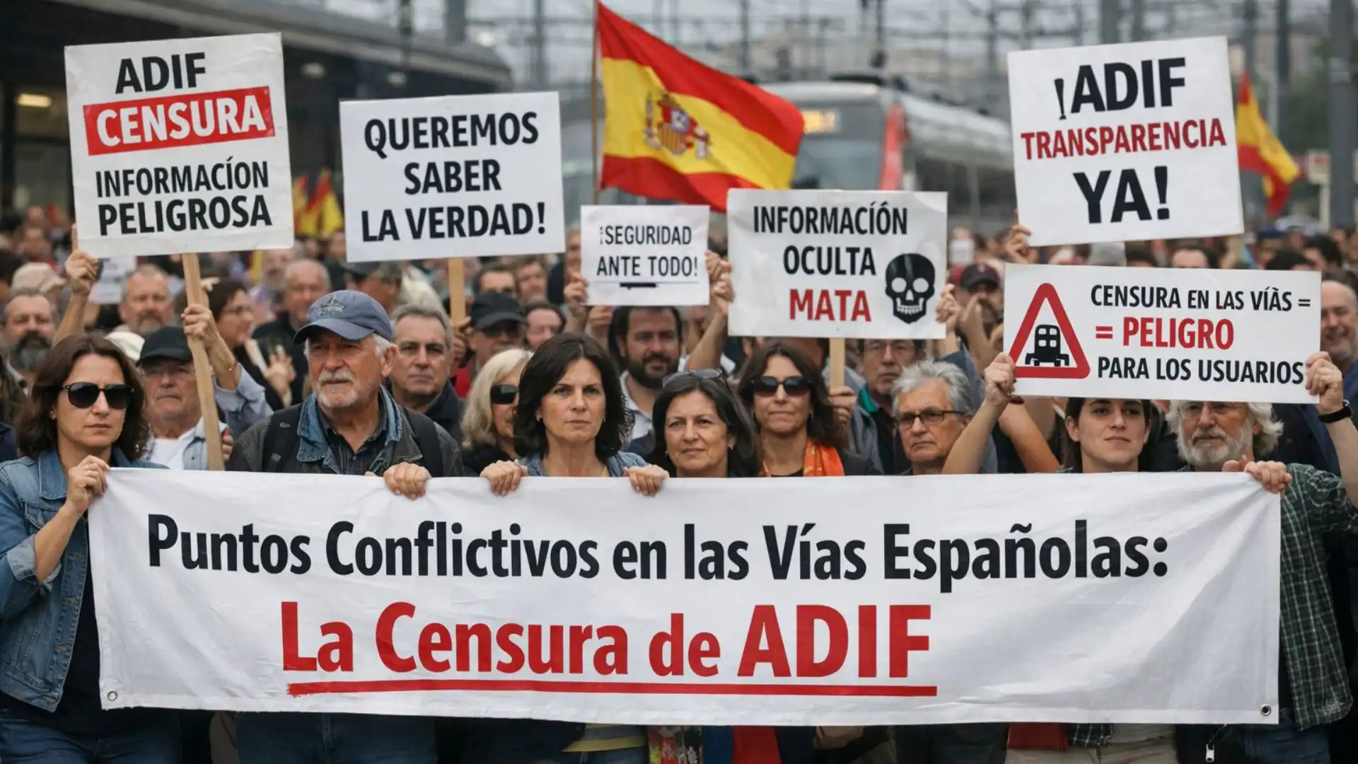Adif Censura Información sobre Puntos Conflictivos en Vías